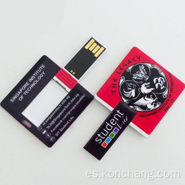 Unidad flash USB de tarjeta de crédito